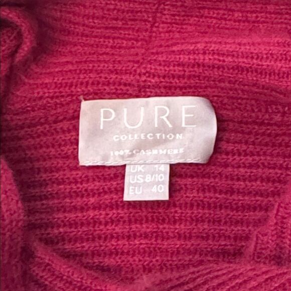 PURE COLLECTION 100% Cashmere Cowl Neck Sweater - Picture 5 of 8